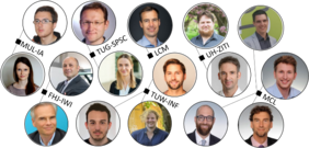 Bilder der beteiligten Forscher:innen, Zusammenstellung: MCL
