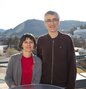 Left: Dr. Natalia Bedoya-Martinez, right: Dr. Jürgen Spitaler Foto: MCL
