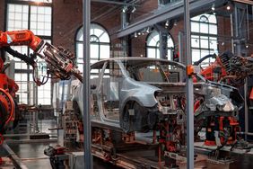 Image 1: Car body spot welded by robots. © Photo by Lenny Kuhne on Unsplash