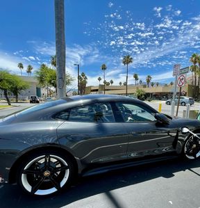Electric sports car as an application example for high-performance batteries. Photo by Bob Osias on Unsplash